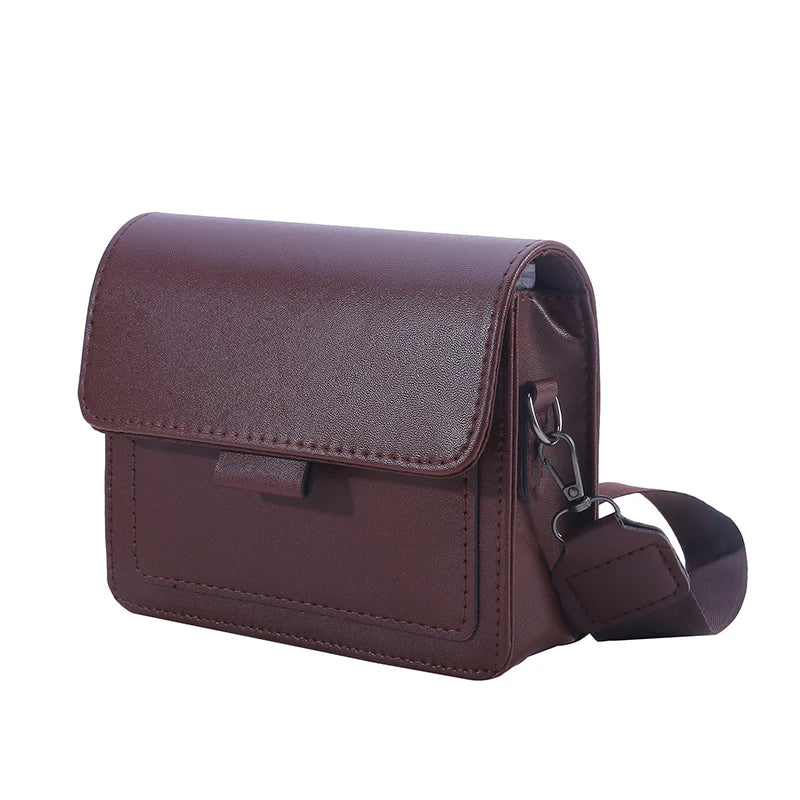 Bolsa Feminina Pequena Quadrada com Alça Larga