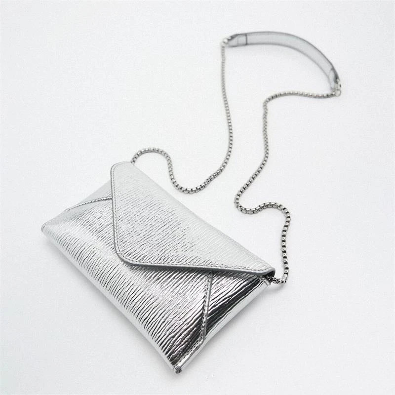 Bolsa Feminina Mini Envelope de Corrente
